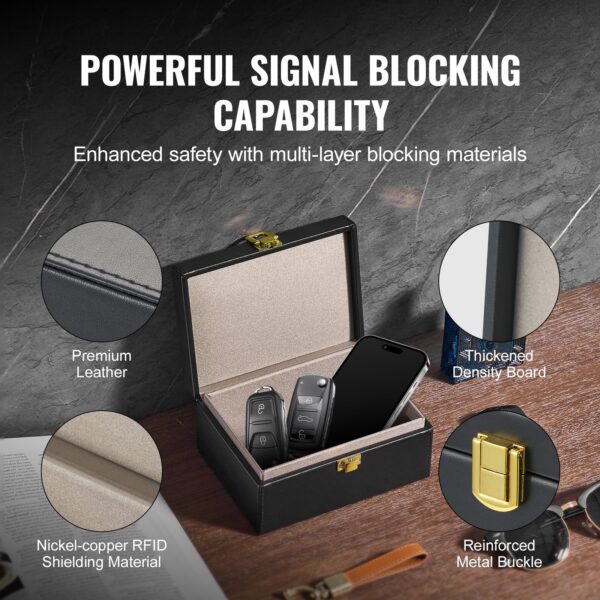 Faraday Car Key Signal Protector / Key Safe – Vevor Box for Multiple Keys - Image 2