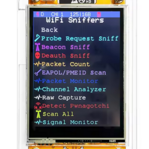 ESP32 2.8 inch screen - Marauder / Mar-x-Auder / Wi‑Fi Pentest Board